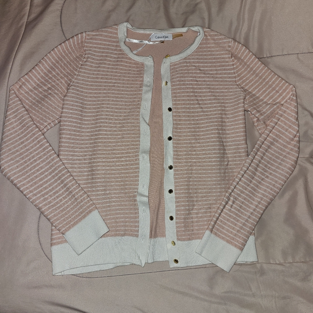 Calvin Klein Baby Pink Cardigan